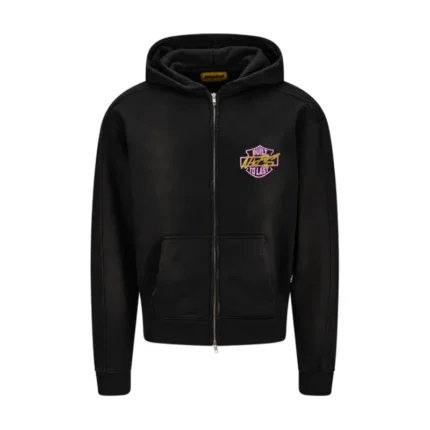 Black Built NOFS to Last Washed Zipper Hoodie