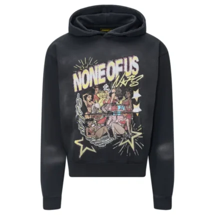 Black NOFS Vintage Hoodie