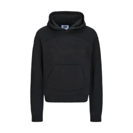 Black Nofs Tone in Tone Hoodie
