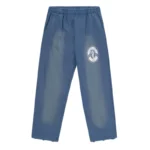Blue NOFS Rhinestone Joggers