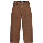Brown NOFS Washed Denim