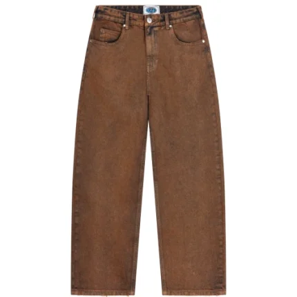 Brown NOFS Washed Denim